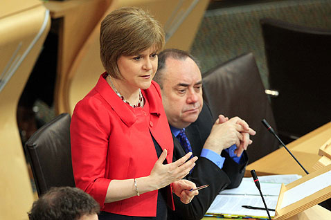 Cabinet Secretary for Health, Wellbeing and Cities Nicola Sturgeon making a statement to the Scottish Parliament on the Legionella outbreak in Edinburgh